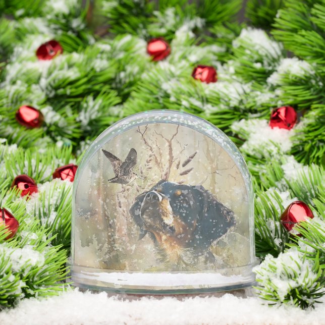 Brittany Spaniel Snowglobe (Christmas)