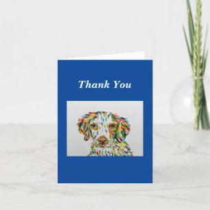 Brittany Spaniel Thank You  Card