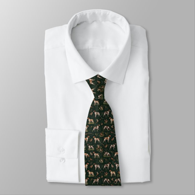 Brittany Spaniel  Tie (Tied)