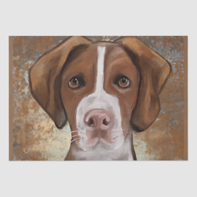 Brittany Spaniel         Tissue Paper (Front)