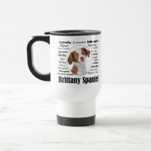 Brittany Spaniel Traits Travel Mug