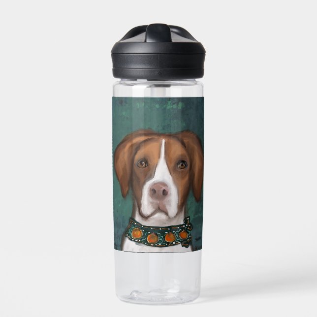 Brittany  Spaniel  Water Bottle (Front)