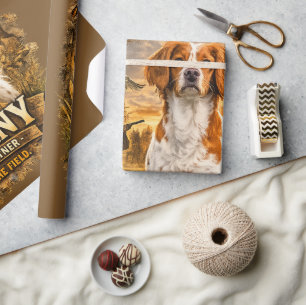 Brittany Spaniel Wrapping Paper