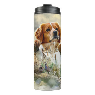 Brittany Spaniels , French Brittany , Bird dog Thermal Tumbler