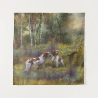 Brittany Spaniels, Woodcock Hunting , Art