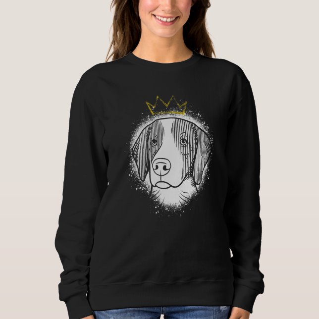 Brittany with Crown Sweatshirt (Front)