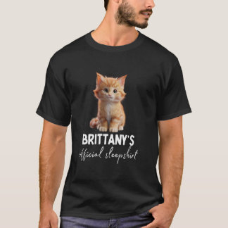 BRITTANY'S Official Cat Sleepshirt Pyjama T-Shirt