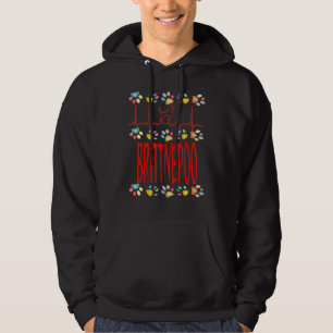 Brittnepoo I Love My Brittnepoo Brittany Spaniel + Hoodie