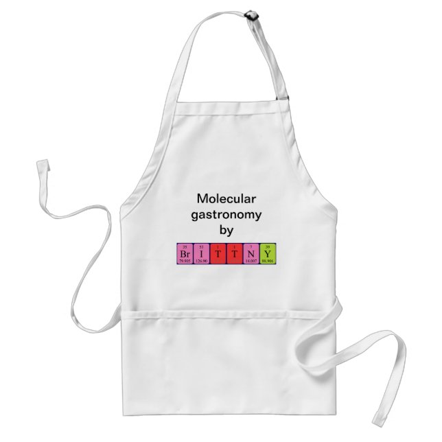 Brittny periodic table name apron (Front)