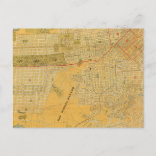 Britton and Rey's Guide Map Postcard