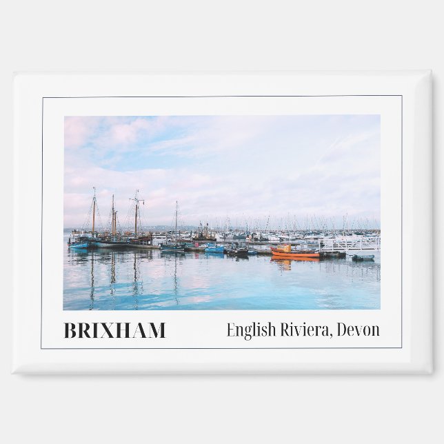 Brixham, English Riviera, Devon Magnet (Front)