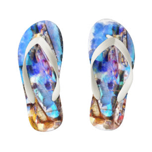 Brixham Harbour Devon UK Kid's Thongs