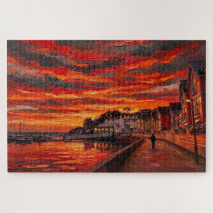Brixham Sunrise: Gallery Edition Jigsaw Puzzle