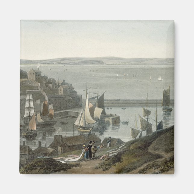 Brixham, Torbay, Devon, from Volume VIII of 'A Voy Magnet (Front)