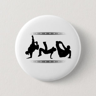 Brk Dnc 10X10 Apparel Front Back 6 Cm Round Badge