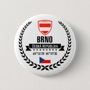 Brno 6 Cm Round Badge