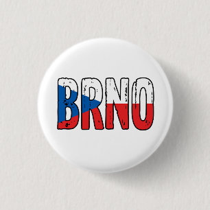 Brno Czech Republic 3 Cm Round Badge