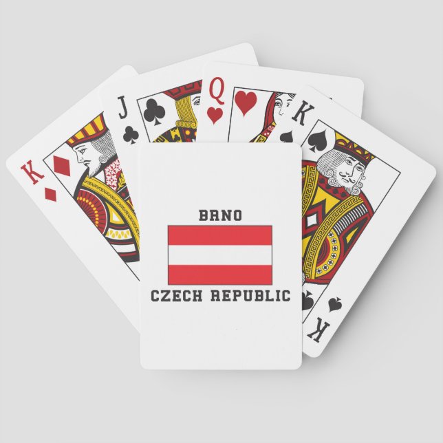 Brno, Czech Republic Playing Cards (Back)