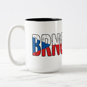 Brno Czech Republic Two-Tone Coffee Mug