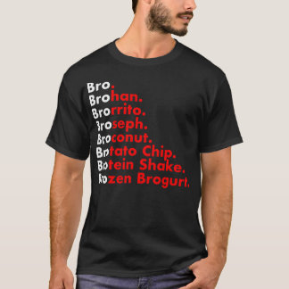 Bro Broseph Brocabulary Funny Fitness Gym Workout  T-Shirt