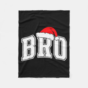 Bro Claus Christmas Matching Family Xmas Pajama Br Fleece Blanket
