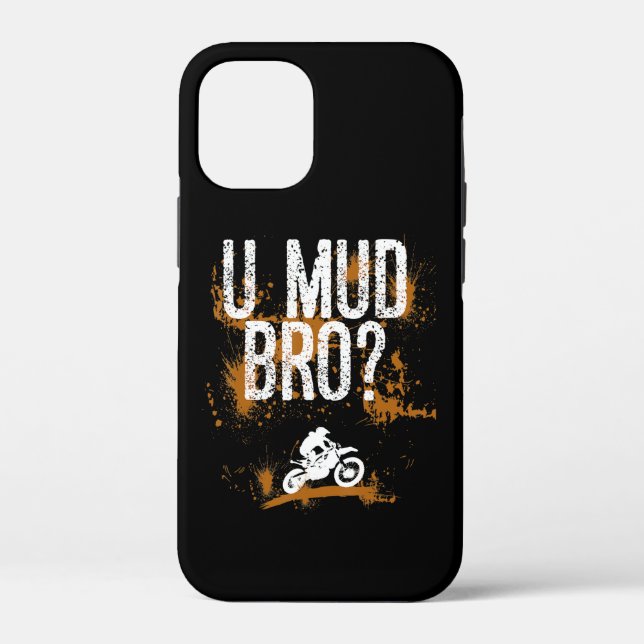 Bro Homie Dude Motorcycles Mudding Case-Mate iPhone Case (Back)