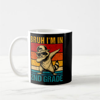 Bro In 2nd Grade Dabbing Boys Racoon Back To Coffee Mug