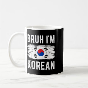 Bro Korean South Korea Flag Funny Korean Boys Kids Coffee Mug