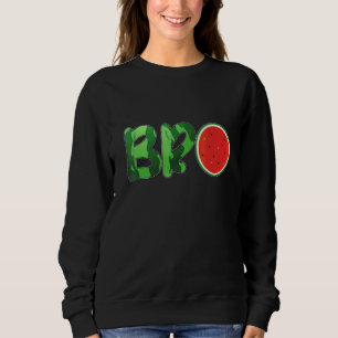 Bro Watermelon  Matching Family Summer Fruit Bro Sweatshirt