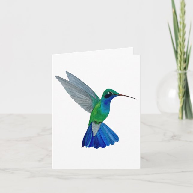 Broad-billed Hummingbird Thank You Card (Front)