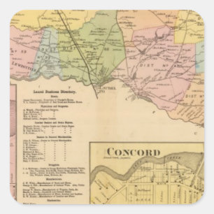 Broad Creek Square Sticker