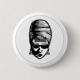 Broad Flair 6 Cm Round Badge