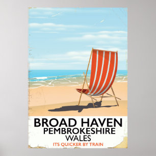 Broad Haven, Pembrokeshire,Wales seaside Poster