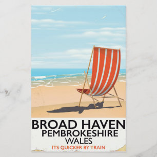 Broad Haven, Pembrokeshire,Wales seaside Stationery