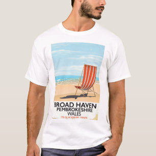 Broad Haven, Pembrokeshire,Wales seaside T-Shirt
