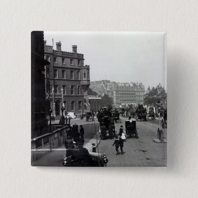 Broad Sanctuary, Westminster 15 Cm Square Badge (Front)