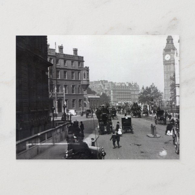Broad Sanctuary, Westminster Postcard (Front)