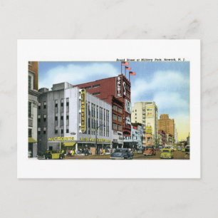 Broad Street, Newark, NJ Postcard