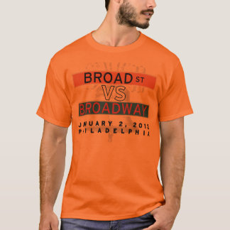 Broad Street VS Broadway Orange Shirt