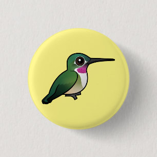Broad-tailed Hummingbird 3 Cm Round Badge