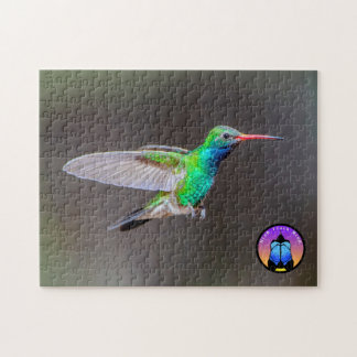 Broad-tailed Hummingbird Jigsaw Puzzle