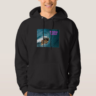 Broadcasting Rocky Weather Tsunami Wipe Out to a S Hoodie