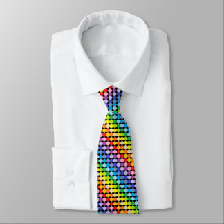 Broader Spectrum Rainbow Hexagons Black Tie
