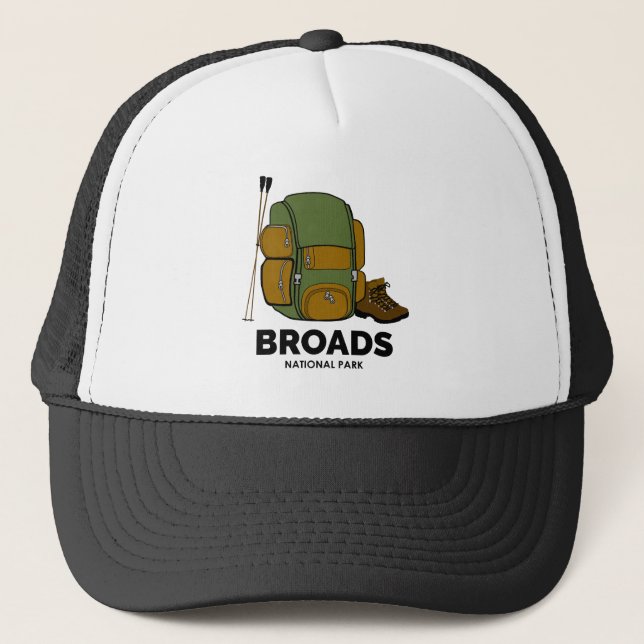 Broads National Park Backpack Trucker Hat (Front)