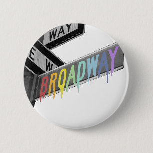 Broadway 6 Cm Round Badge