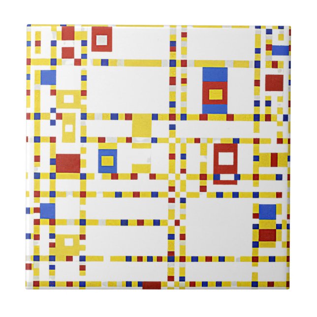 Broadway Boogie Woogie Ceramic Tile (Front)