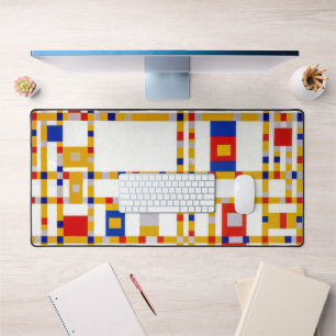 Broadway Boogie Woogie Piet Mondrian Desk Mat