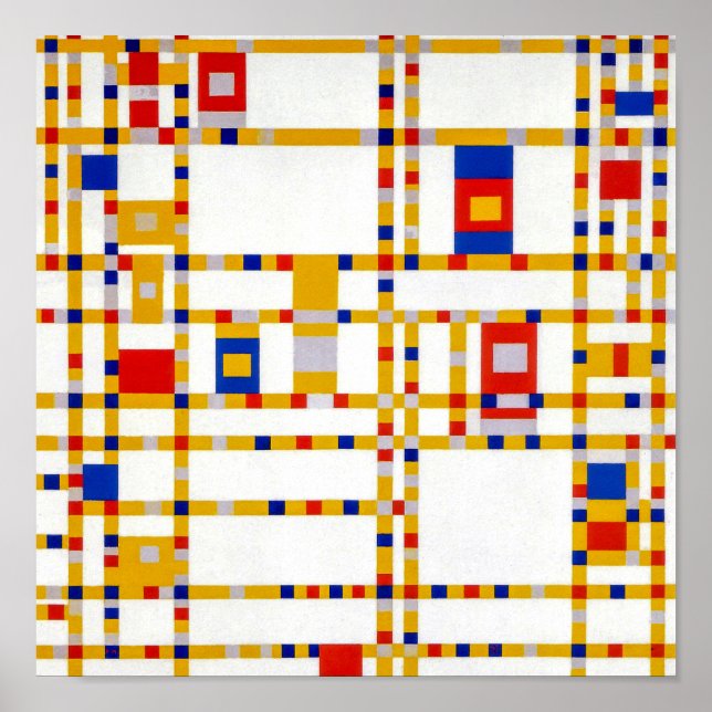 Broadway Boogie Woogie | Piet Mondrian | Poster (Front)