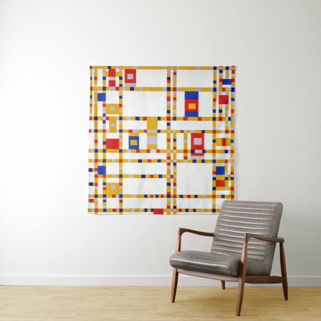 Broadway Boogie Woogie | Piet Mondrian | Tapestry (In Situ)