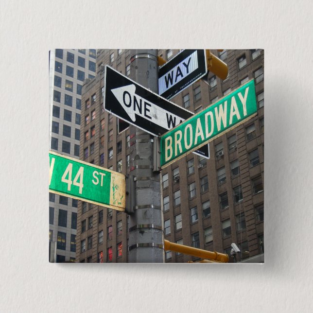 Broadway Bound Button (Front)